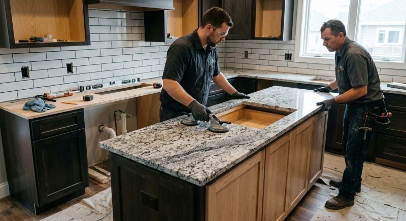Granite Installation in Roseville, CA
