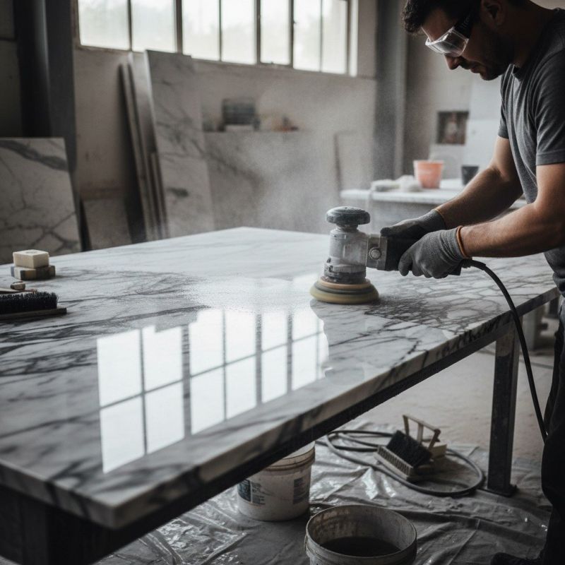 Local Stone Countertop Installation pros at work